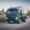 GVW（車両総重量）7.49トンの「eCanter」三転ダンプ架装車