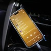 音源には手軽に使えるスマホを活用するのもこのクルマの特徴。DSPアンプとはUSB接続することで伝送ロスを減らしている。