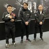 向かって左からトヨタGAZOOレーシングの高橋プレジデント、GRガレージ富山新庄の笹山社長、梅沢コンサルタント