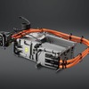 スカニアの6x2*4型のEV低床バス