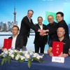 Horizon Roboticsとの調印セレモニー：自動運転システムを共同で開発し、中国OEMに売り込む（上海モーターショー2025）