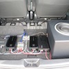 リアゲートを開けるとパワーアンプやDSP、サブウーファーがズラリと並ぶラゲッジが目に飛び込んで来る。