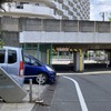 制限高さ1.8m、京浜急行・八丁畷付近の低いガード