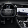 レクサス RZの「F SPORT」に採用されたステアバイワイヤ用ステアリングホイール
