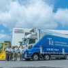 住友化学グループとT2が化学品の自動運転トラックによる幹線輸送を実証