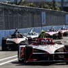 ターン16への進入。東京 E Prix 2024では左右左のシケインだった（東京 E Prix 2024）　(c) Formula E