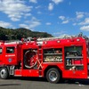 鳥栖消防署の水槽付消防ポンプ車