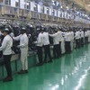 HMSI第四工場の二輪車生産ライン