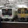 西武サステナ車両8000系が西武新宿に入線（5月24日）