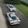 メルセデスベンツ『CLK GTR』(手前）と『CLK GTRクーペ』