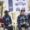 FLEX SHOW AIKAWA Racing with TOYO TIRES ドライバー 山崎元彰選手（右）コドライバーの中田昌美選手（左）