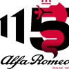 アルファロメオ創立115周年の記念ロゴ