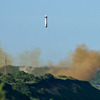 ホンダの再使用型ロケット実験機の離着陸実験の様子