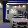 オートサービスショー2025の双日ブースに出展された「外装スキャナー」のモックアップ
