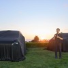 新型電動ミニバン『FXスーパーワン』の内覧会