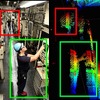イルミエルが捉えた３D点群データ(右)