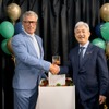 アクシア CEO Alois van Vliet氏とデンソー フードバリューチェーン事業推進部 上席執行幹部 向井 康氏