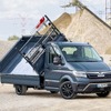 MANの商用車『TGE』の3方向ダンプ仕様