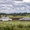 DKW F102（右）とその後継車のアウディ F103