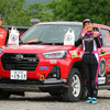 XCRスプリントカップ北海道第3戦 ARK ラリー・カムイ XC-3クラス3位の相原泰祐選手/上原あずみ選手組 ダイハツ『ロッキー』