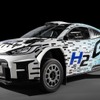 水素エンジンを搭載したラリーカー、トヨタ『GRヤリス Rally2 H2コンセプト』