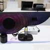 LEDライティング技術の提案。光と音の組み合わせによる没入感のある体験を提供し、AIを活用した車内コミュニケーションツールの開発も進められている