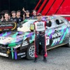 田口勝彦選手と「HKSランサーエボリューション（CZ4A）」