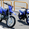ヤマハのキッズバイク『TTR50』（左）と『PW50』（右）