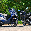スズキの『バーグマンストリート125EX』と、ヤマハの『NMAX』