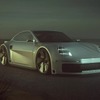 ポルシェ911 再解釈モデルのCG