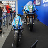 ホンモノの8耐マシン「チームCNチャレンジ」のGSX-R1000Rと「CNチャレンジミニ」（手前）