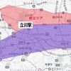 運行エリア地図