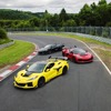 奥からコルベットZ06、ZR1、ZR1X
