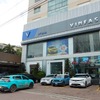 ハノイ市内のVinFastディーラー。このディーラーでは毎月500台を販売し、VF3はほぼトップを独走しているという