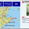 レンタカー車中空間での観光レコメンド（イメージ画面）