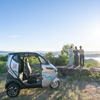 香川県土庄町の豊島で三輪電動車「EVトゥクトゥク」のレンタルサービスを開始