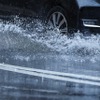 豪雨での走行