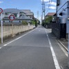 狭い道！ 制限1.7m、小金井市道573号線