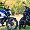 スズキ ジクサー250 ＆ ヤマハ MT-25