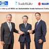 商船三井、トレードワルツ、スズキインド・アフリカ間の自動車商流での協業に関する協力覚書を締結