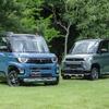三菱 デリカミニ 新型（左）と従来型（右）