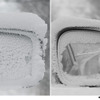 降雪時の走行中も視界を確保