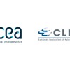 欧州自動車工業会（ACEA）と欧州自動車部品工業会（CLEPA）のロゴ