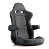 EUROSTERⅡ CRUZ・タフレザーブラック(E54TSR)+別売 有段式アームレスト（P63ARR／P64ARR）