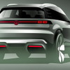 VWの次世代コンパクト電動SUVのスケッチ