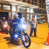 全国から続々とゴールするライダー。ゴールも2名のスタッフで運営