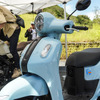展示車両には国内導入予定の新型「FAZZIO」も（My Yamaha Motor cafe）