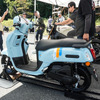 展示車両には国内導入予定の新型「FAZZIO」も（My Yamaha Motor cafe）