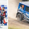 左：XC-3クラス表彰台／右：XC-3クラス優勝「WISTERIA with TOYO TIRES」の参戦車両 ジムニー シエラ