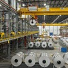 アルミコイルを製造しているTKA工場